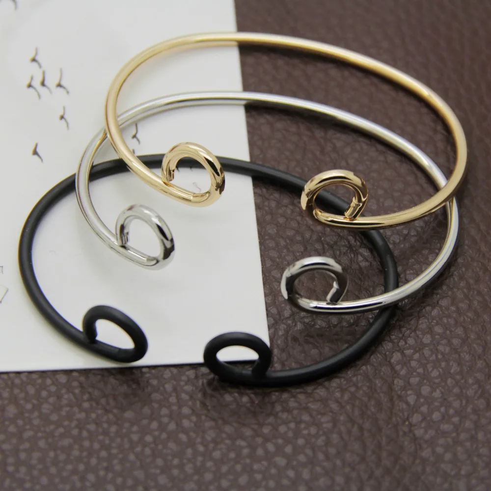 12pcs/lot Newest Women Fashion Minimalist Opening Copper cuff friendship bracelet Straitjacket Bangles best gift for girlfriend