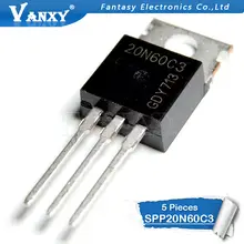 5pcs SPP20N60C3 TO-220 Transistor Set #5