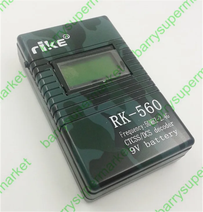 New RK560 50MHZ-2.4GHZ Frequency Counter Meters CTCSS/DCS Decoder for Two-Way Radio Walkie Talkie