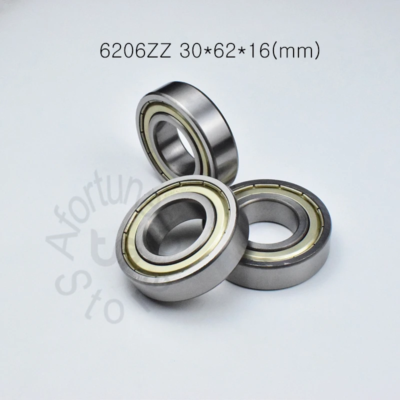 

6206ZZ 30*62*16(mm) 1Piece bearings ABEC-5 6206 6206Z 6206ZZ CHROME STEEL DEEP GROOVE BEARING