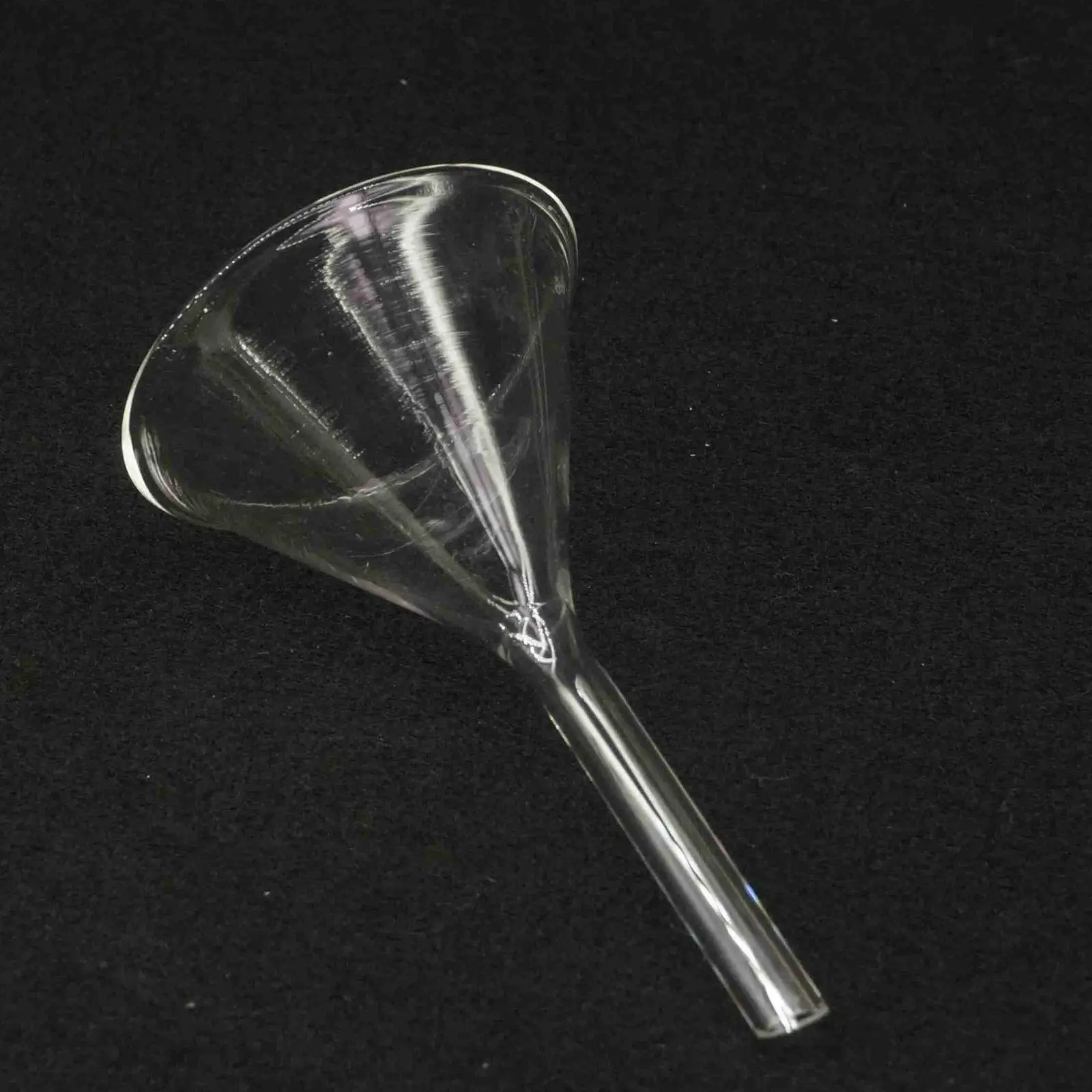 60mm Miniature Lab Glass Funnel Borosilicate Glassware Triangle Funnel