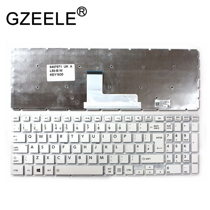 UK Keyboard For Toshiba Satellite  L50-B L55-B L50D-B L55DT-B S50-B S55-B