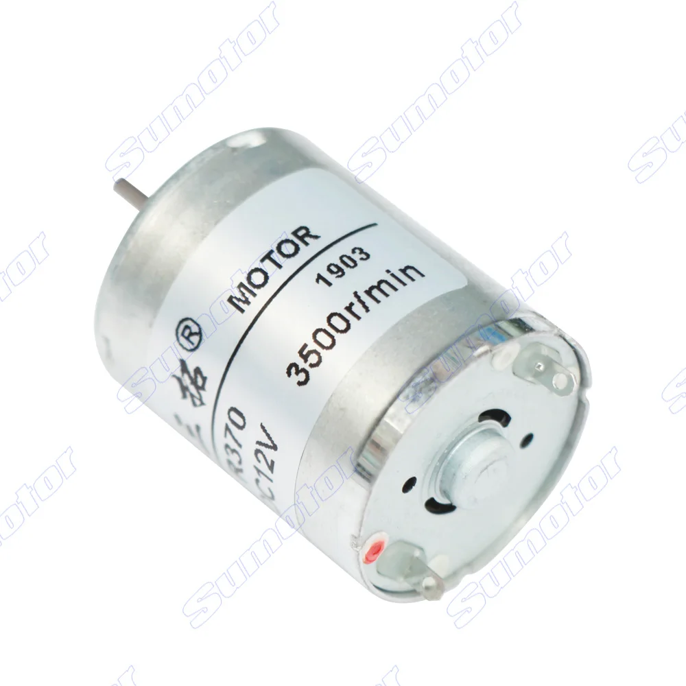 R370 6V 12V 3500rpm 4000rpm 8300rpm High speed DC Micro Electric toys motor Mini engine for DIY Robot boat car model Reversible