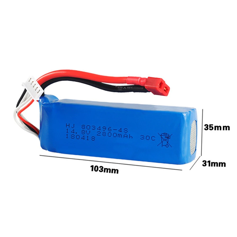 2017 Good Quality 1pcs RC Lipo Battery 14.8V 2800mah 30C for FT010 FT011 RC boat RC Helicopter Quadcopter