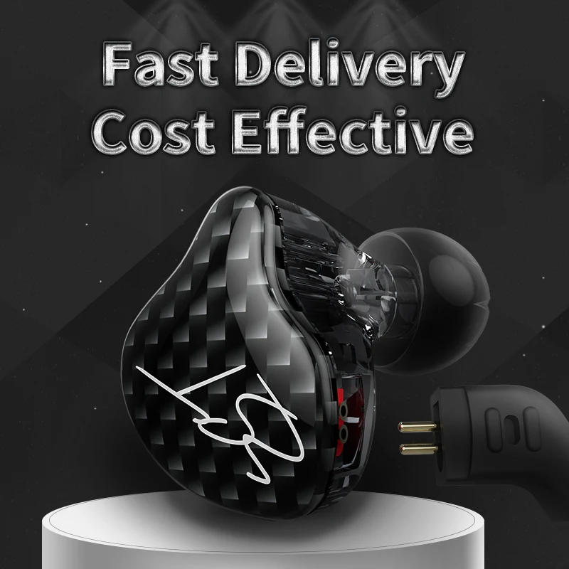 KZ ZST محرك ثنائي سماعة ديناميكية وكابل قابل للفصل شاشات عزل الضوضاء HiFi موسيقى واقي أذن رياضي 1DD + 1BA