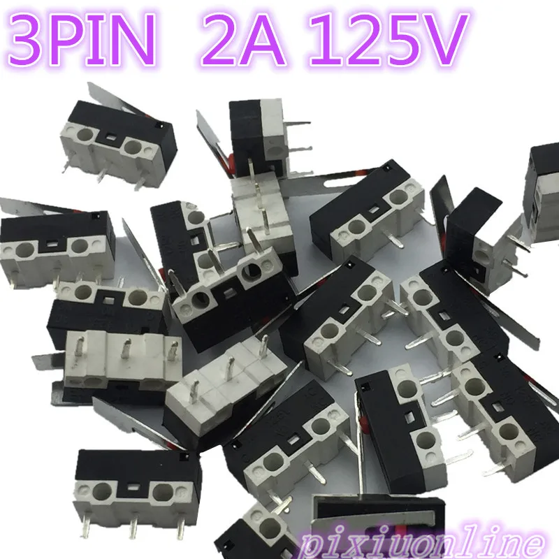 

G70Y High Quality 20pcs/lot 3PIN 2A 125V G70 Mini Light Touch Switch for Mouse Switch Sell at a loss