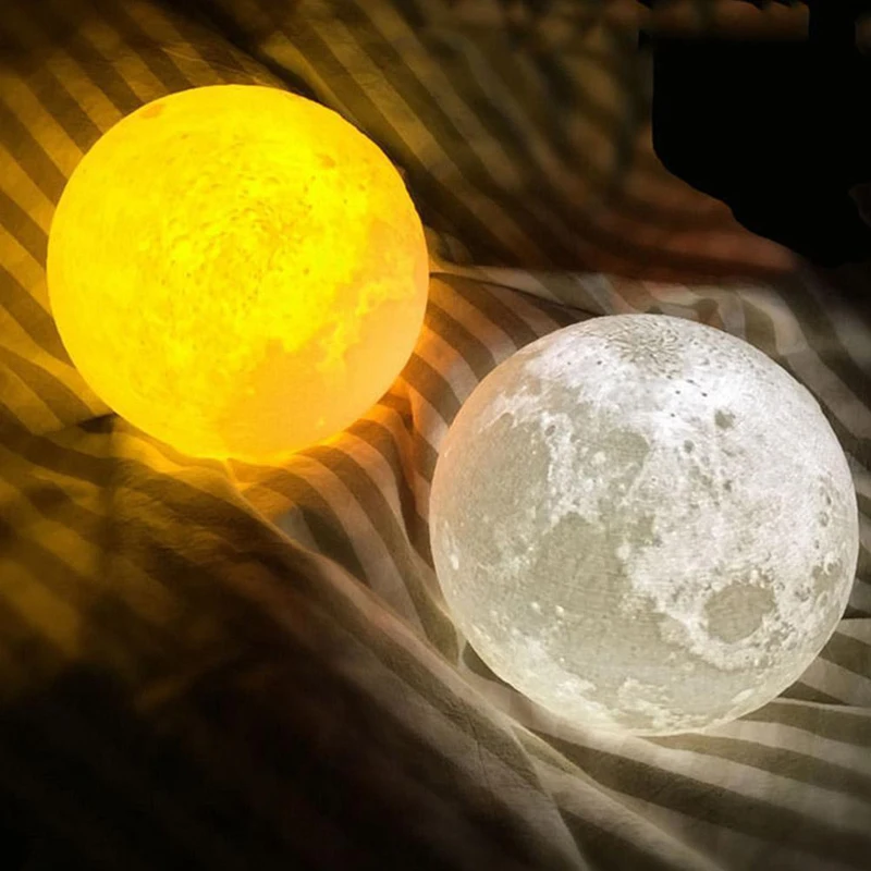 2019 New LED USB Magical Moon Night Light Lamp Table Desk Moonlight Birthday Gift