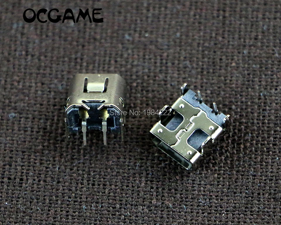 OCGAME استبدال جزء ل وي U التيار المتناوب محول شحن USB ميناء شاحن الطاقة المقبس شحن موصل جاك 5 قطعة/الوحدة