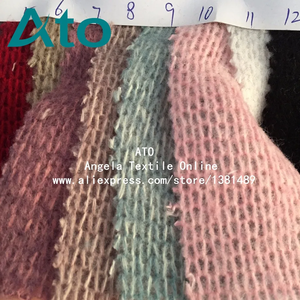 Wholesale sweater knit fabrics , thicker fleece wool Fabric,  stretch soft fabrics , width 160 cm,