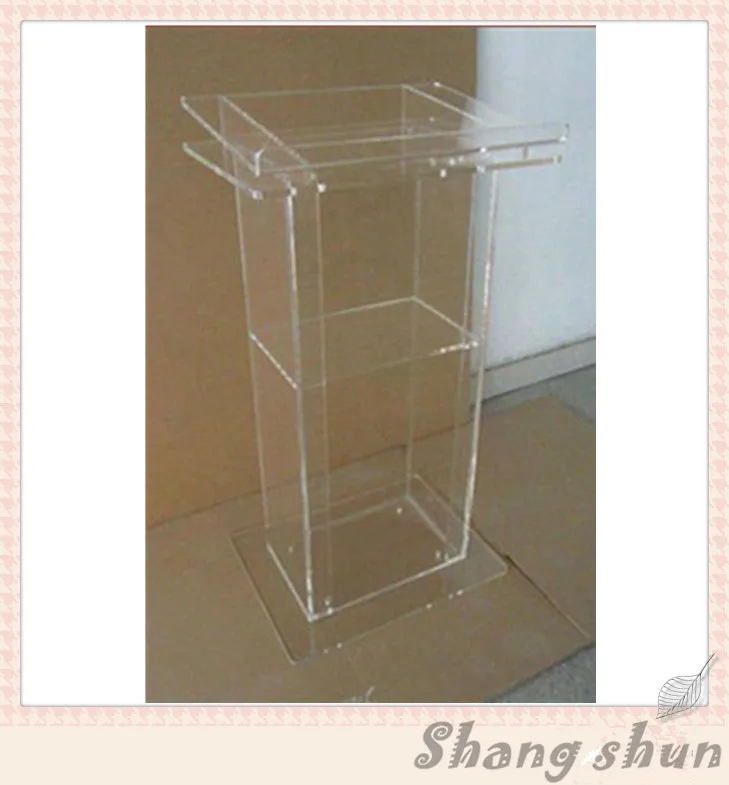 Beautiful Modern Design Cheap Clear Acrylic Lectern Podium