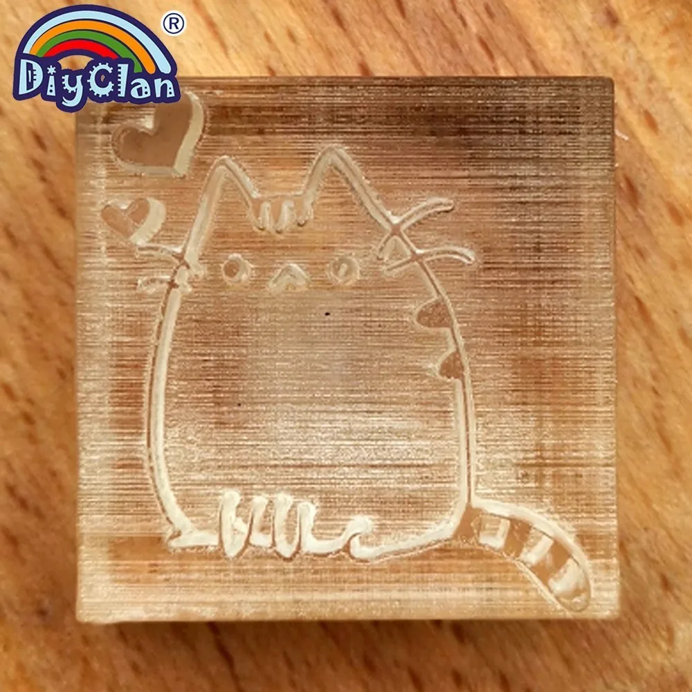 Acrylic DIY resin DIY handmade Kitten Resin soap stamp chapter diy multiple styles patterns Z0126XM