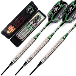 Free Shipping CUESOUL 95% Tungsten Soft Tip Darts Dart Set With Free Carry Box