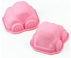 Lovely Car Cake Mold Silicone Cake Pan Handmade Biscuit Mold