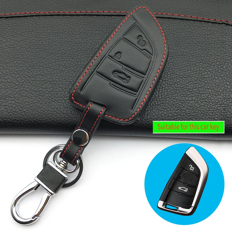 Car Key Wallets Cover Case Holder Skin Set For BMW E30 E36 E90 E60 E84 E39 E46 E90 E63 E53 F10 F30 X1 X3 X4 Fob Remote Protector