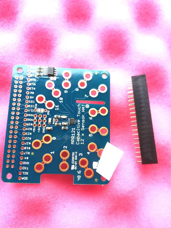 

2340 Capacitive Touch HAT for Raspberry Pi - Mini Kit - MPR121