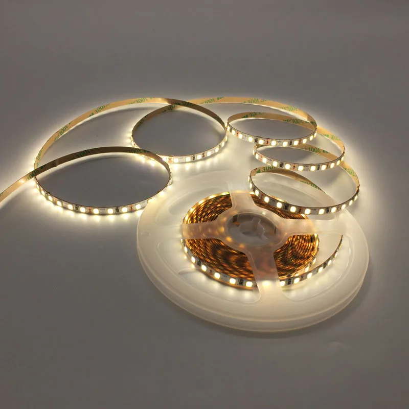 

50m/lot 600leds Ultra-thin Slim 4300K Width 5mm DC12v 2835 SMD LED Strip Light Flexible 120leds/m