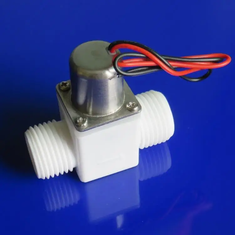 Pilot Pulse Solenoid Valve Pulse Electromagnetic Valve DC3.6-6.5V 0.02-1.0MPa DN15 for Induction Sanitary Ware Bathroom Urinals