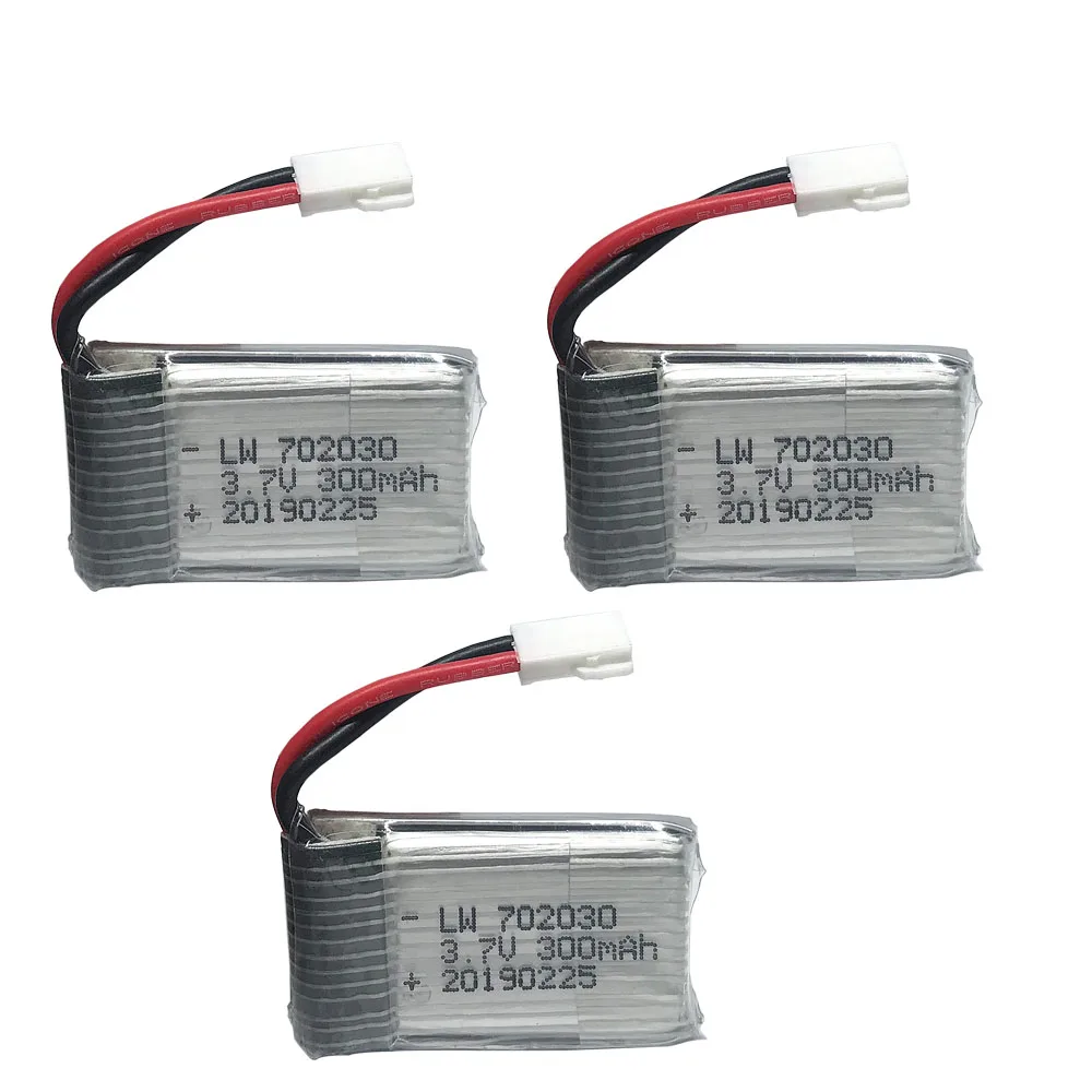 

3.7V 300mAH Lipo Battery For E55 FQ777 FQ17W Hubsan H107 Syma X11C Udi U816 U830 RC helicopter 3.7V 300 mAH MX2.0 plug 3pcs/lot