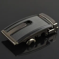 Hebilla automática de aleación de negocios para hombre, hebillas de cinturón con placa única, trinquete de 3,5 cm, accesorios de ropa para hombre, LY125-0365