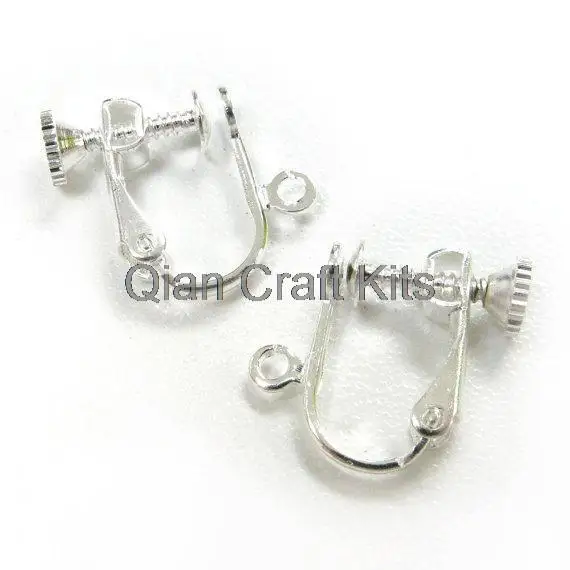 

Зажимы на винтовой застежке для сережек серебристого/золотистого/бронзового цвета, 60 шт.