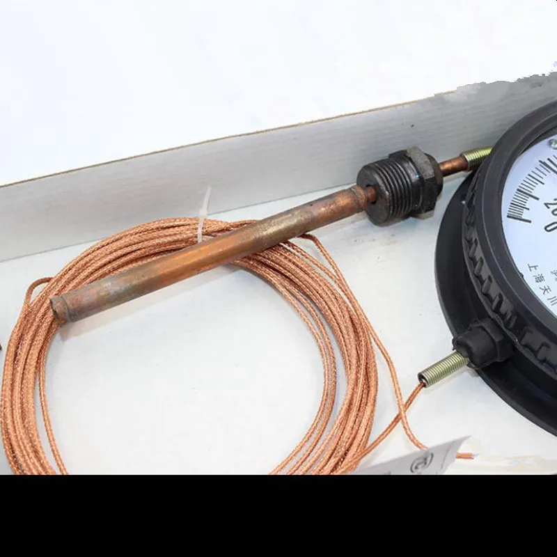 1 Pcs Digital Pressure Thermometer Termometer Tipe Pointer 5M Kabel Dapat Disesuaikan