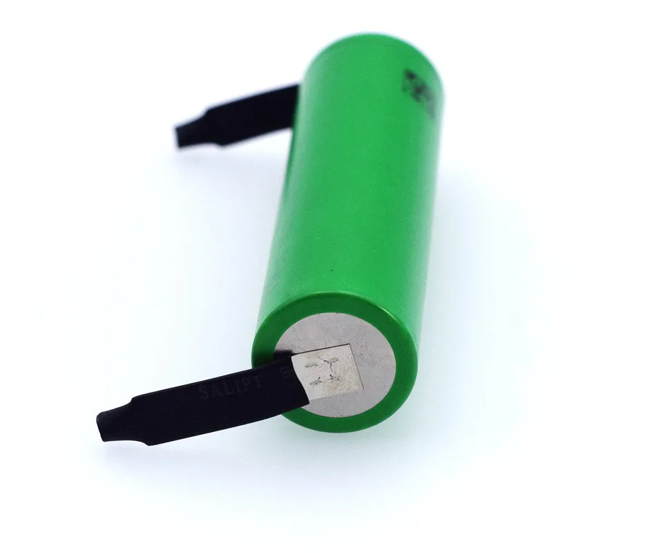 Varicore vtc5a 2600mah 18650 bateria de lítio 30a descarga para us18650vtc5 baterias + folhas de níquel diy