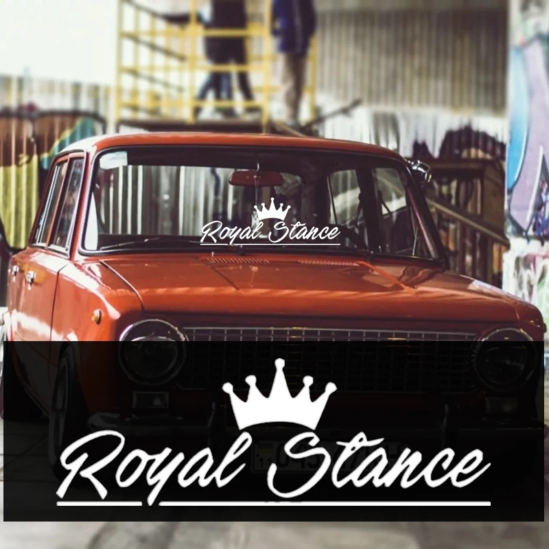 CK2832# Various Sizes Royal Stance funny car sticker vinyl decal car auto stickers for car bumper window car decorations