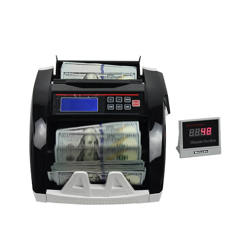 5800DUV/MG Money Counting Machine -Cash Money Counter and Bill Detector- Counts and Detects Counterfeit Money [Rotating Display]