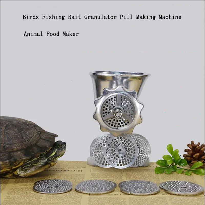 

Manual Birds Fishing Bait Granulator Pill Making Machine Animal Food Maker Pellet mell