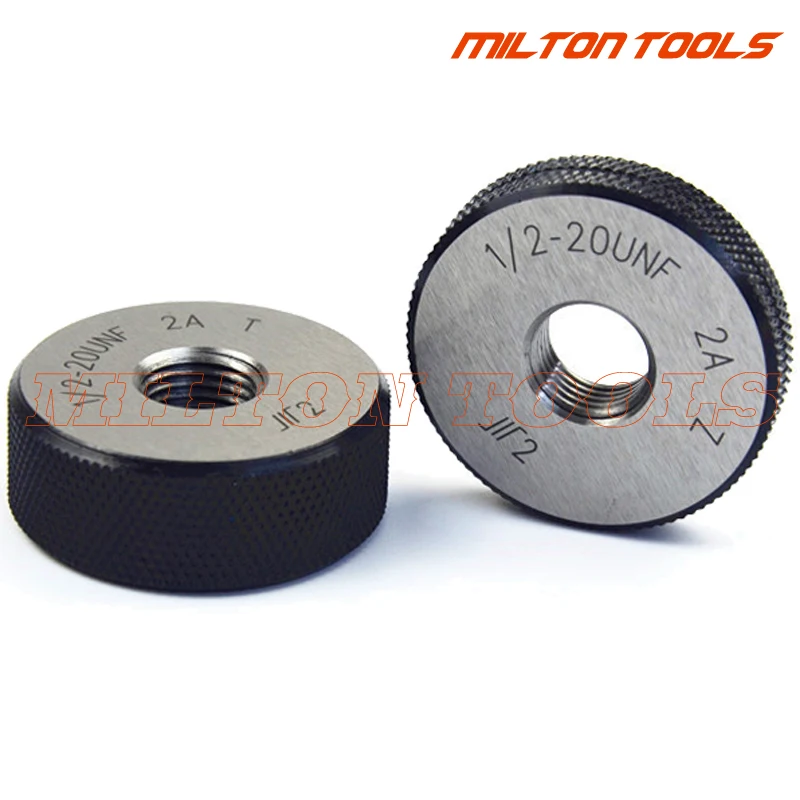 1/4 5/16 3/8 1/2 7/16 9/16 2A thread ring gage T Z TPI thread ring gauge go and no go ring gauge 2pcs/set