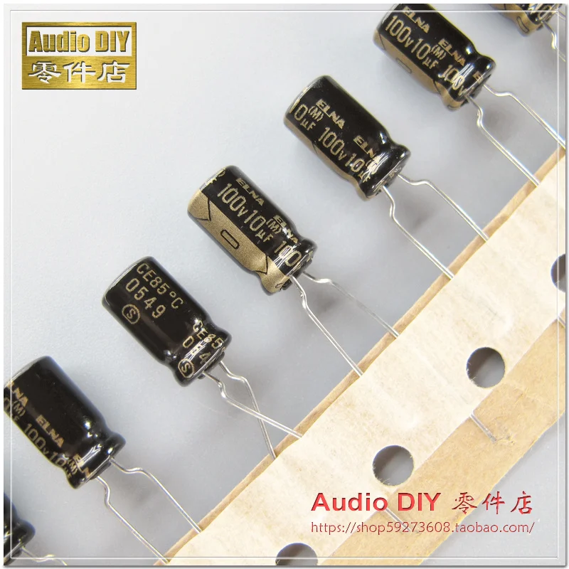 2020 vendita calda 30pcs/50PCS ELNA RFO In Pelle Nera Serie 10uF/100V Condensatori Elettrolitici per Audio libera il trasporto