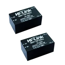 Mini módulo de alimentação para IOT Smart Home, AC-DC 220V a 5V, 600mA, frete grátis, HLK-PM01, 2Pcs por lote