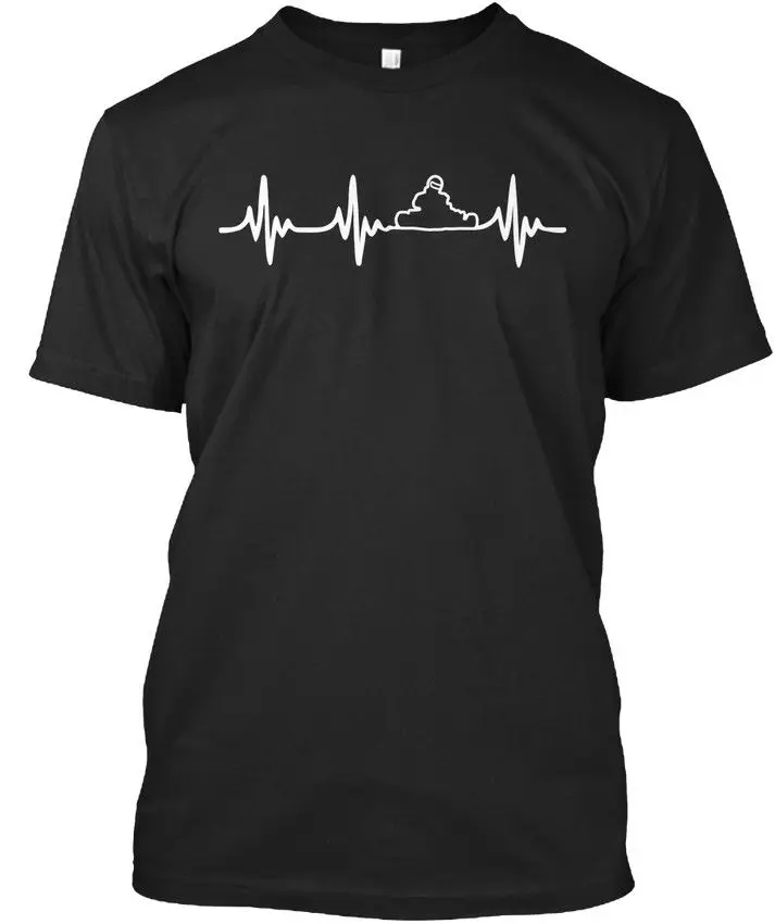 2019 Summer style Fashion Karting Heartbeat Stylisches T-Shirt Funny Tee shirt