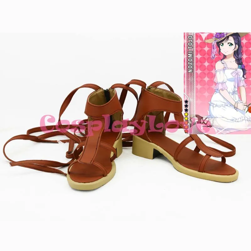 

Newest Custom Made Japanese Anime Lovelive! Swimmingwear ver Nozomi Cosplay Shoes Boots For Christmas Halloween