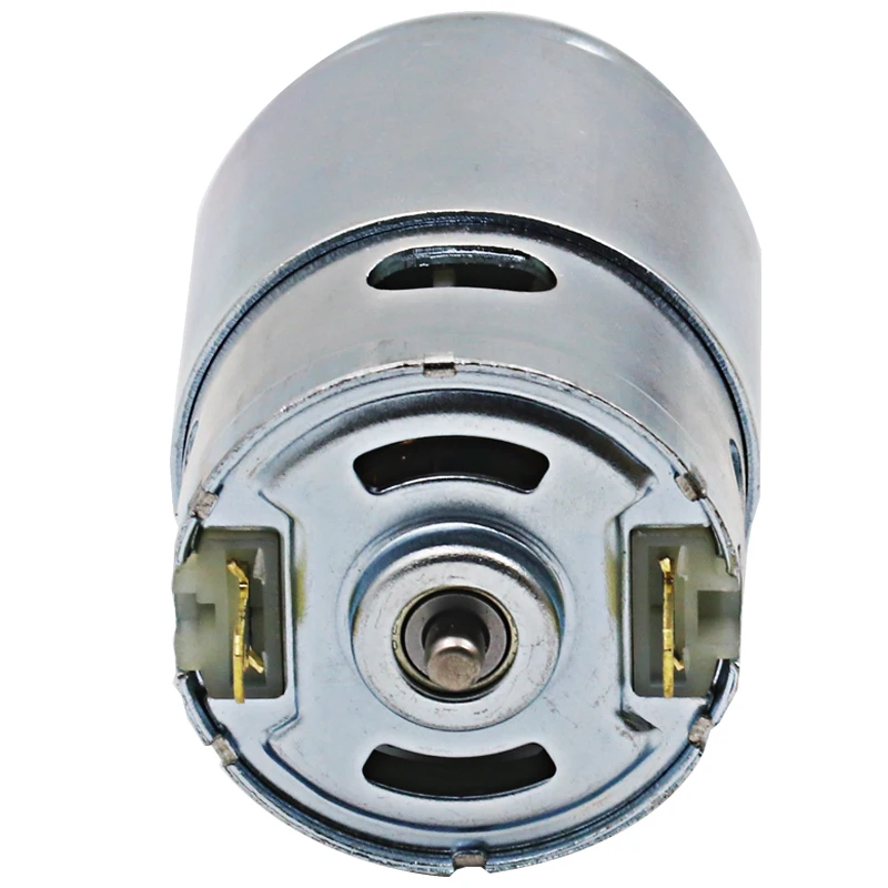 Motor de alto par de 12V CC, Motor de alta potencia y bajo ruido, 895, rodamientos de bolas dobles