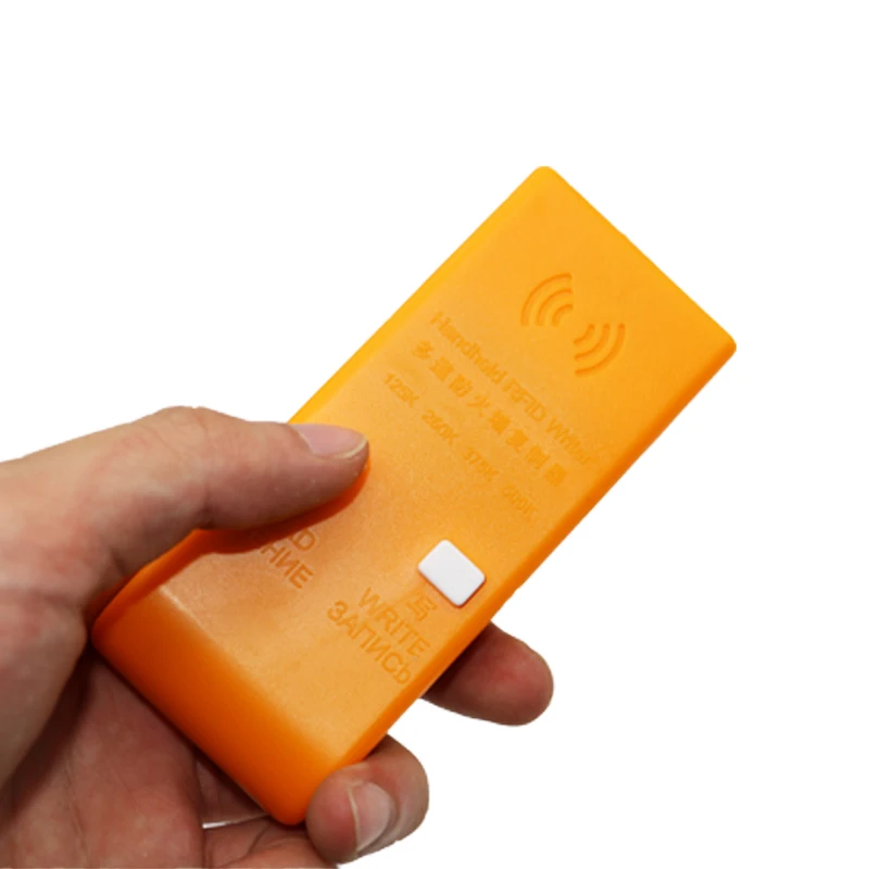 Handheld 125/250/375/500KHz RFID ID  Card Writer/Copier Duplicator Rewritable ID Keyfobs Tags Card Programmer Reader