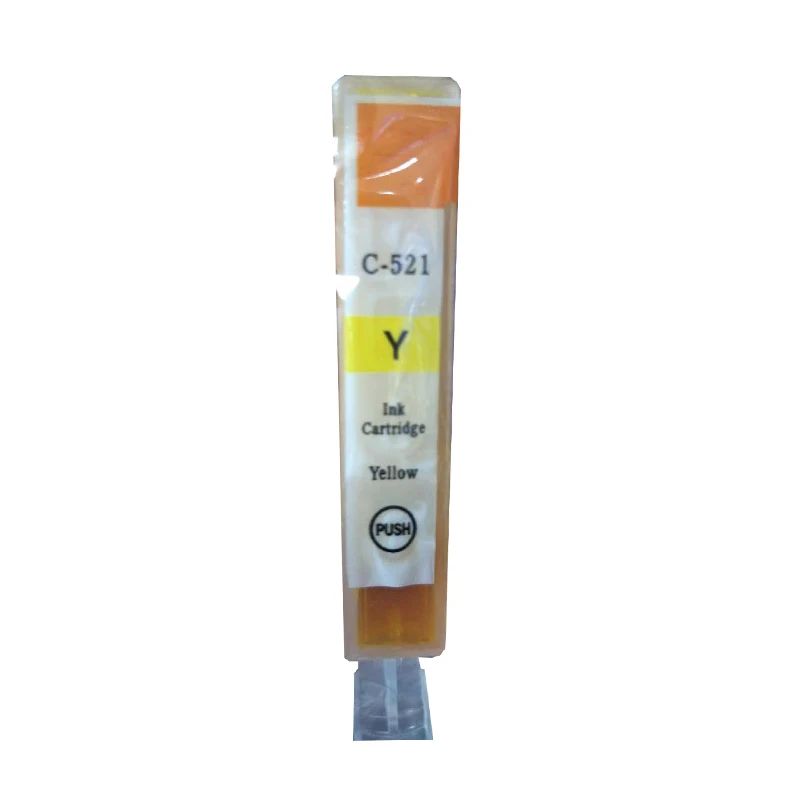 4PK CLI-521 Yellow Ink Cartrdiges For Canon MP540 MP550 MP560 MP620 MP630 MP640 MP980 MP990 MX860 MX870 IP3600 IP4600 IP4700