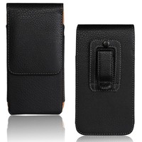 2017 New Smooth/Lichee Pattern Leather Pouch Belt Clip Bag for MAZE Alpha X/MAZE Alpha /Vkworld S8 Phone Accessory