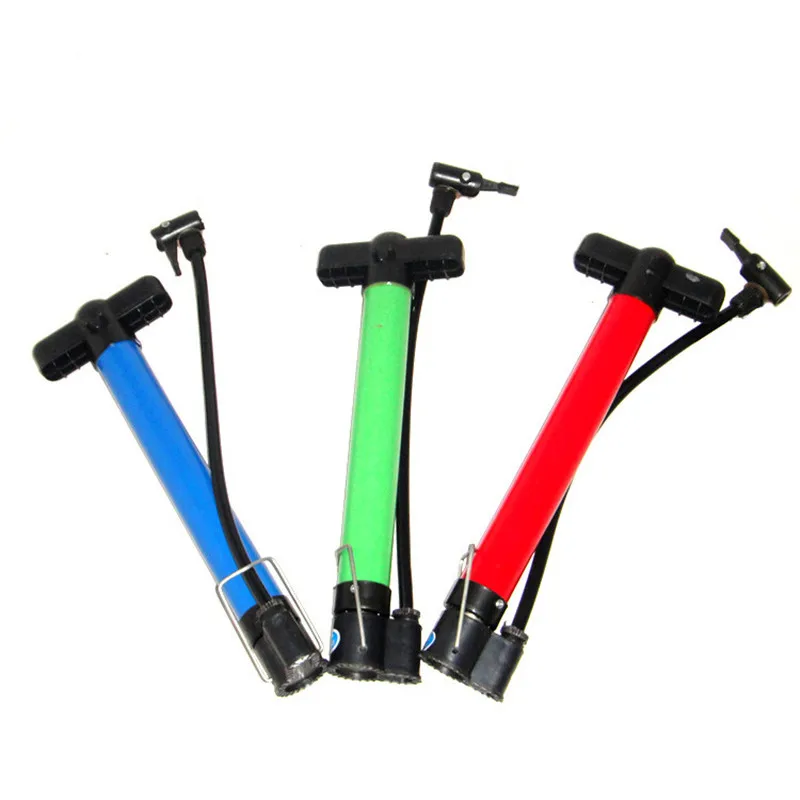 HOT Promotions Bicycle Pump Electric Car Bike Portable Mini Aluminum Manual Air Pump Cycling Mountain Bike Bicycle Tire Inflator