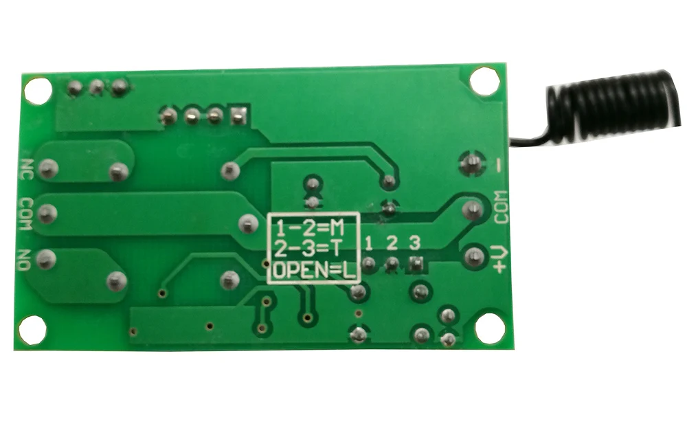DC 9V 12V 24V 1 CH 1CH RF Điều Khiển Từ Xa Không Dây Tiếp Công Tắc An Ninh Hệ Thống + bộ Phát Nhà Để Xe Cửa Đèn/Lá Màn Chập