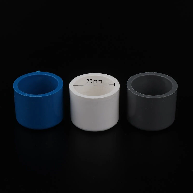 PVC Water Pipe End Connector, Pipe End Cap, Garden Irrigation Pipe, Aquarium Fittings, 20mm, 1, 2 