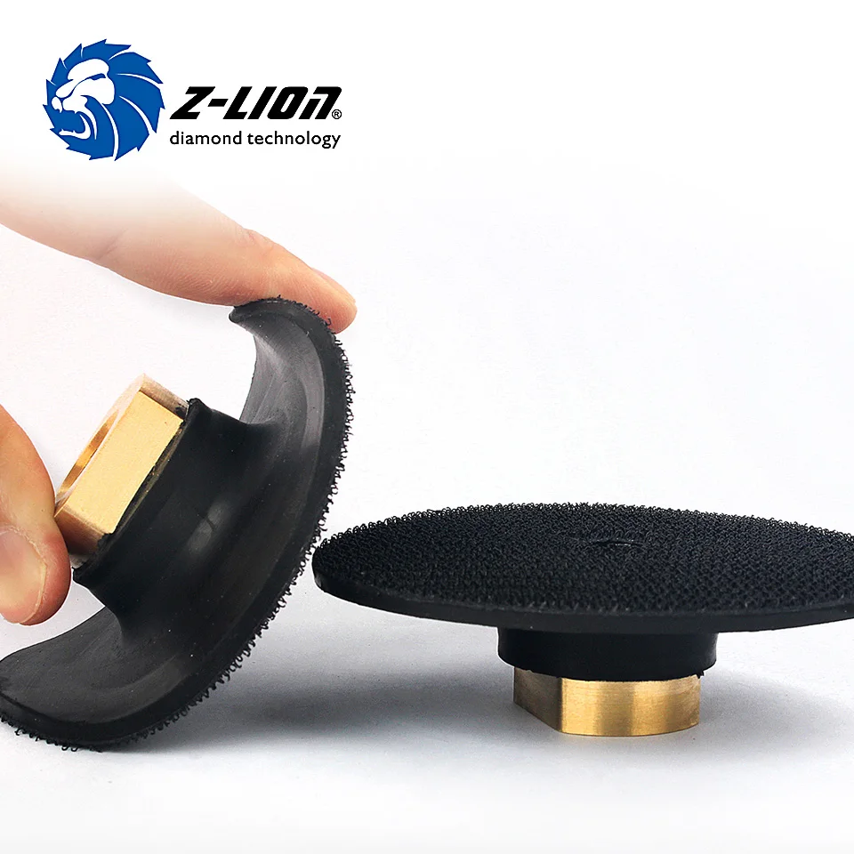 Z-LION 3 Inch Polisher Bonnet Backing Pad M14 Angle Grinder Rubber Backer Pad Super Flexible Polisher Buffer Wheel Disc