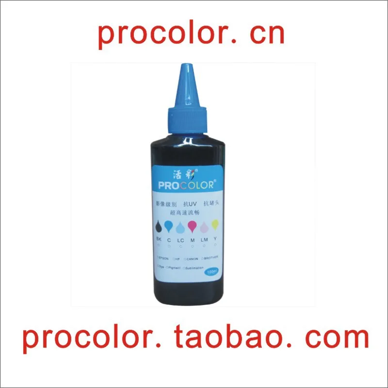 PROCOLOR 100ml LC203/LC205/LC207/LC209 dye ink CISS ink Refill ink Photo ink suitable for BROTHER MFC-J4320DW MFC-J4420DW...