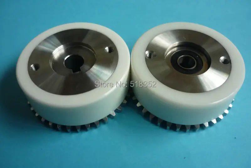 

M407 M408 Mitsubishi White Ceramic Pinch Roller Assembly Set with Bearing and Gear for WEDM-LS Wire Cutting Wear Parts