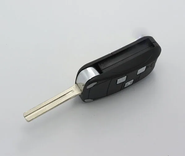 5PCS 3 Buttons FOB Car Key Blanks Case For Lexus Modified Flip Folding Remote Key Shell
