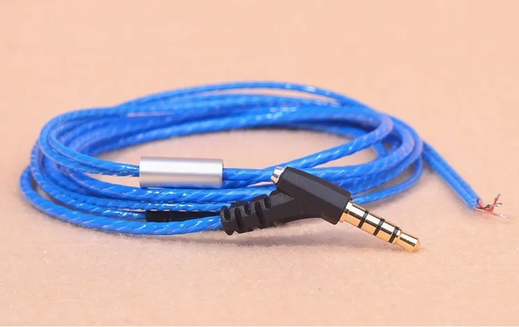 diy earphone wire headphone cable with mic Fully compatible 18core OFC wire