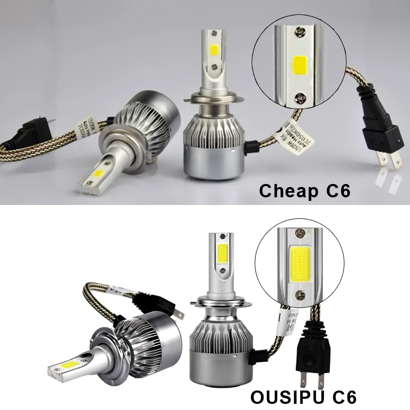 2x H15 H4 H7 LED Bulb 72W 10000LM Wireless Car Headlight Lamp DR L Conversion Driving Light Sourcing 6000K For MAZDA Audi BMW