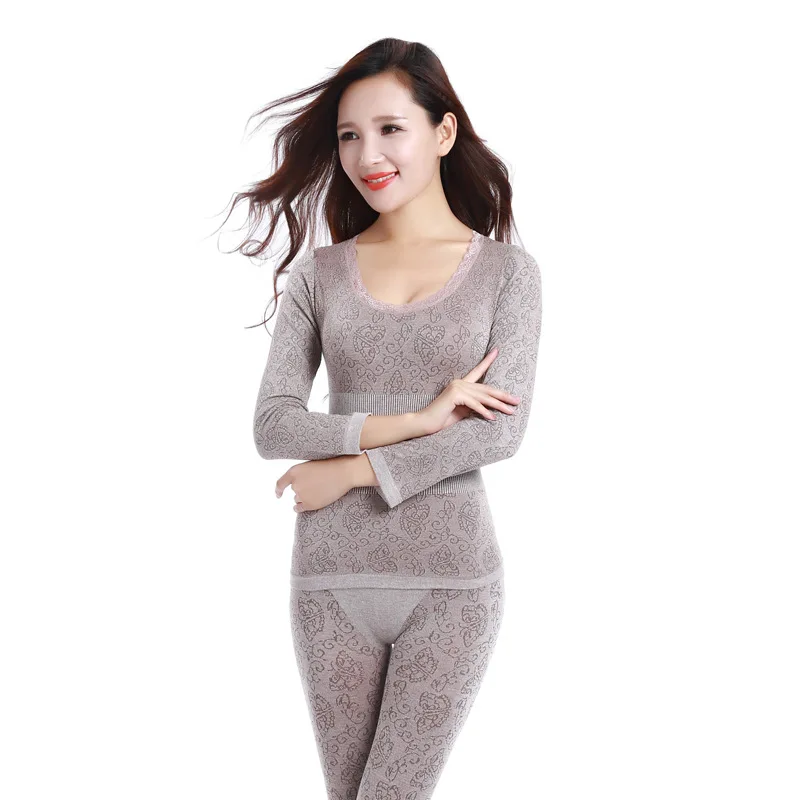 2022 Autumn And Winter Arrival Modal Home Sleepwear Girdle Body-fitting Seamless Bodywear Thermal Underwear Suit Free Shipping