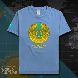 Kazakhstan men t shirt 2018 jerseys nation cotton t-shirt meeting fitness Kazakh clothing tees country flag KZ Kazakhstani 20