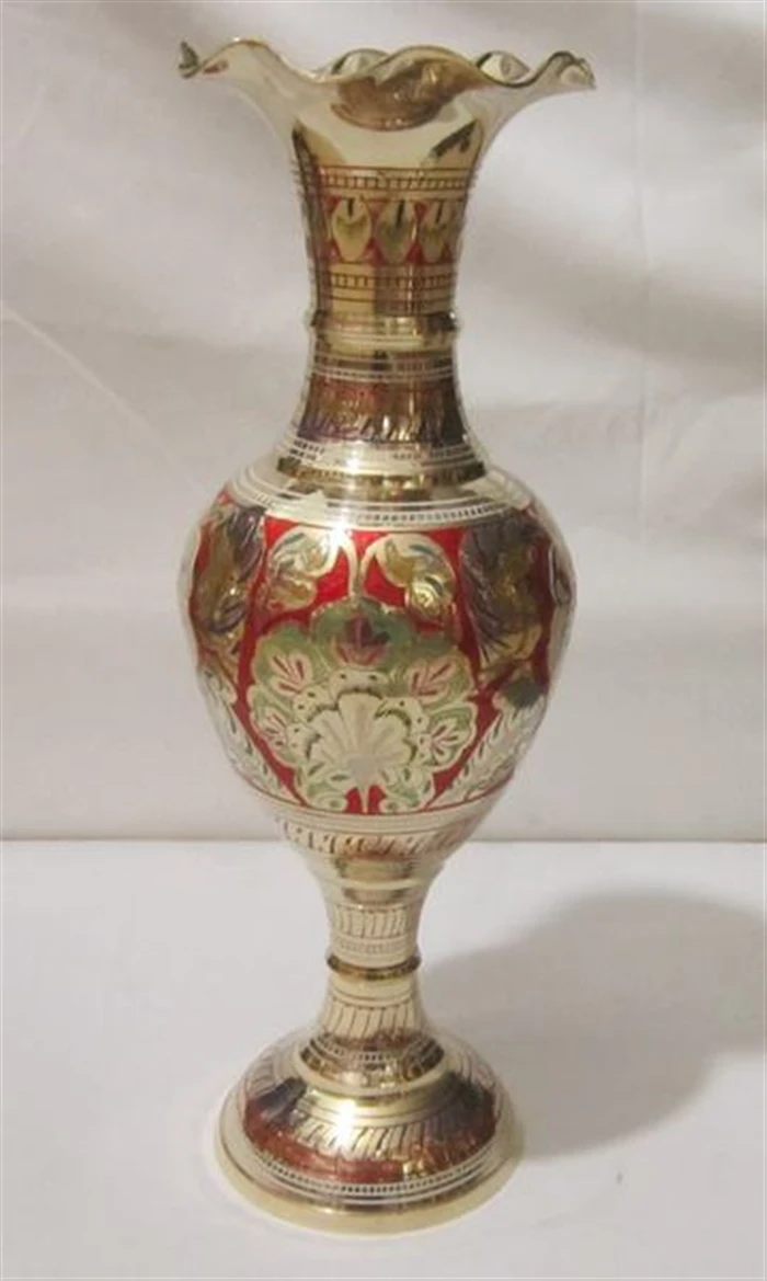 India antique vase fashion gifts antique copper ornaments India Golden Vase